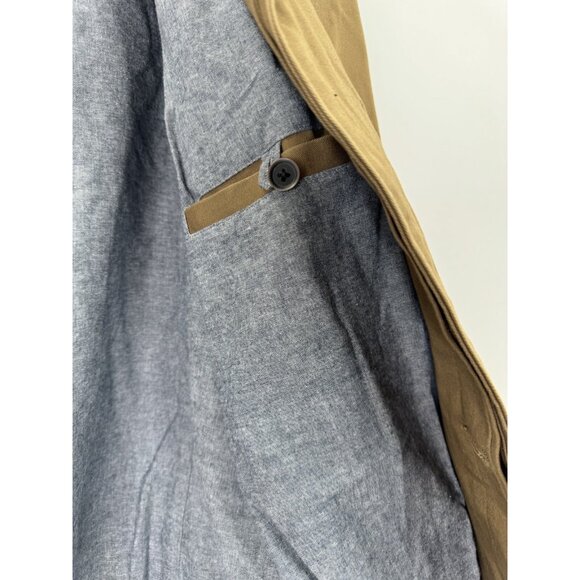 COMMON PEOPLE Men's Premium Long Overcoat Jacket Size Large - Picture 9 of 12